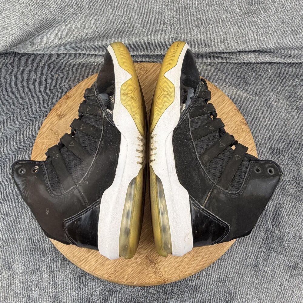 Jordan Air Jordan Shoes Youth Size 7 Black Basketball Sneakers AQ9084-041 - Picture 7 of 13